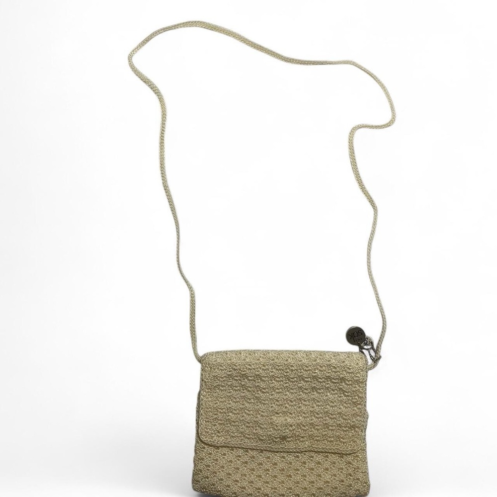 The Sak Tan Crossbody Bag with Textured Design